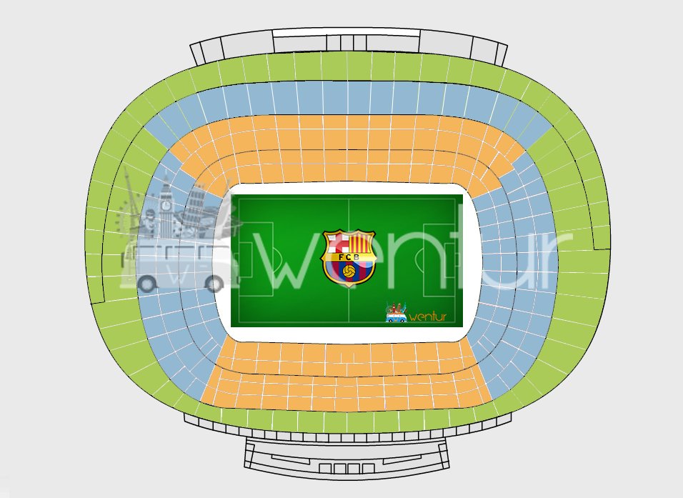 Barcelona - Atletico Madrid (La Liga) oturma planı